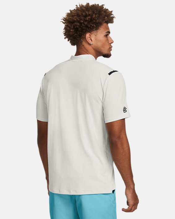Men's Curry Splash Polo in White image number 1